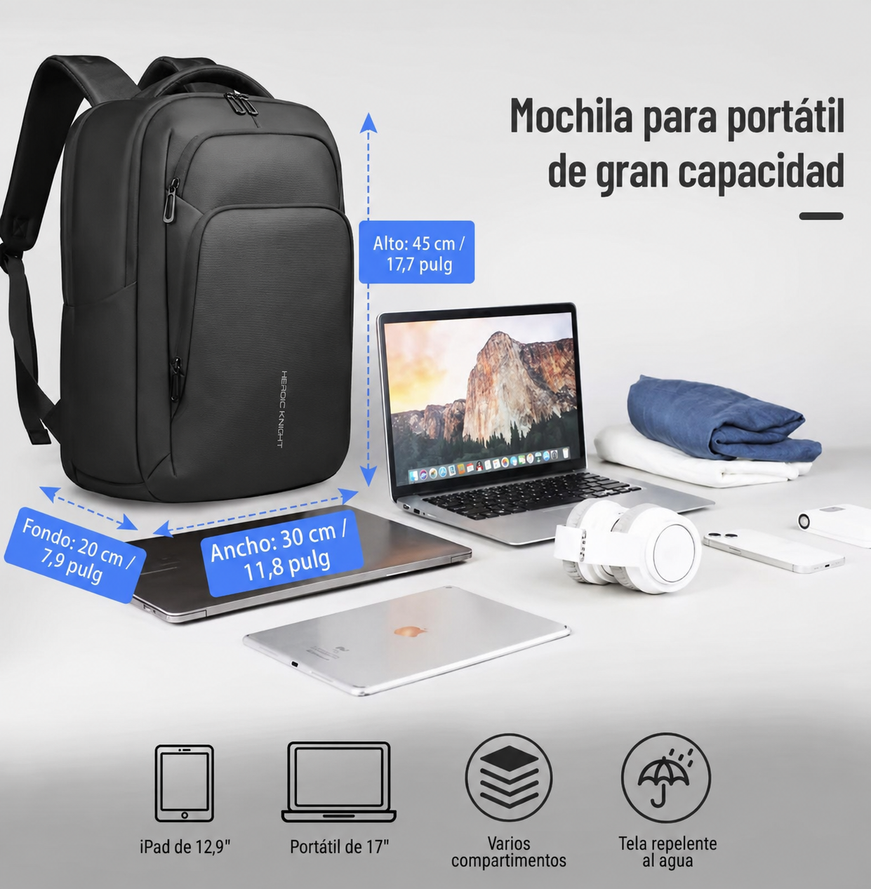 Mochila Business Pro – Viaje, Trabajo y Carga USB